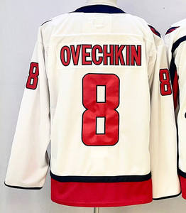 Nueva Camiseta de Hockey sobre Hielo Cosida de Washington 2025, 8 Alexander Ovechkin, 77 T.J. Oshie, Camiseta Personalizada del Equipo - Product Image 5