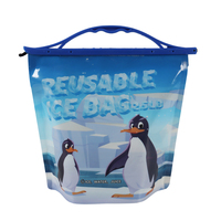 Sac isotherme personnalisé de 5 lb, grand format, étanche, pour garder les aliments au frais, idéal pour les glaçons réutilisables, emballage pour glacières