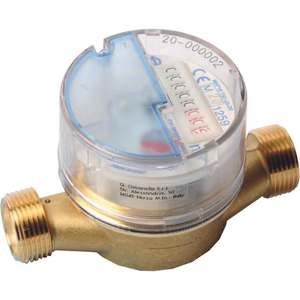 Super Dry Meter 8 Rollers Prepaid Household Water <b>M</b>-Bus Mechanical Dry Meter DN15 Model Horizontal IP68 Brass Plastic OEM - Product Image 1