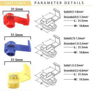 Konektor Kabel Scotch <span class=keywords><strong>Lock</strong></span> Quick Splice Terminal Crimp Tanpa Pengupasan untuk Kabel Listrik Mobil <span class=keywords><strong>Snap</strong></span> - Product Image 6