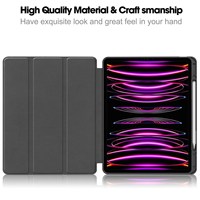 Étui pour tablette au design personnalisé Housse en cuir PU avec fente pour stylo pour ipad 9.7 Pro 11 12.9