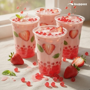 ไข่มุกป๊อปปิ้งรสสตรอว์เบอร์รี่ ไต้หวัน ฮาลาล ไข่มุกฮาลาล ทีพีโอคาฮาลาล - Product Image 5