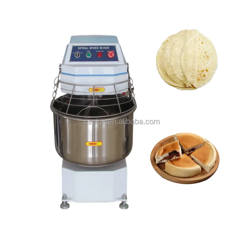 Mezclador de masa de panadería de gran capacidad/máquina mezcladora de masa/máquina amasadora de masa