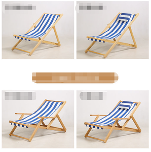 Sedia Luna Pieghevole Moderna in Legno Massello Naturale Personalizzabile, Regolabile per Esterni, Relax, Pranzo, <span class=keywords><strong>Vista</strong></span> Mare, Piscina, Spiaggia, Terrazza, Campeggio - Product Image 5