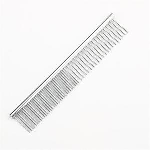 Pet grooming comb and nail clipper set, stainless steel comb with pins, nail <b>file</b>, and hair trimmer. - Product Image 3