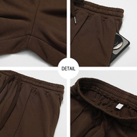 DWK8933 Pantalon de survêtement ample à taille haute et jambes larges en mélange de coton avec cordon de serrage et poches pour femme, idéal pour le yoga, la gym et les entraînements décontractés