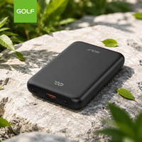 Chargeur mobile universel fin au lithium, fabrication en usine, vente en gros OEM, Power Bank portable LCD à charge rapide PD 20W 10000mAh
