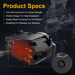 Phare LED pour moto BMW R1200/R1200GS 2014-2019, 12V 65W 7000LM, modification - Product Image 5