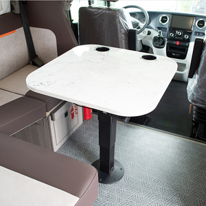 Columna de Elevación neumática de <span class=keywords><strong>precio</strong></span> promocional más vendida con marcos con pata de mesa RV deslizante de cuatro vías - Product Image 4