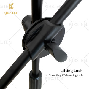 Giá đỡ micro sàn bằng hợp kim nhựa, có thể điều chỉnh linh hoạt, gấp gọn được, chuyên nghiệp OEM, kèm túi đựng - Product Image 5