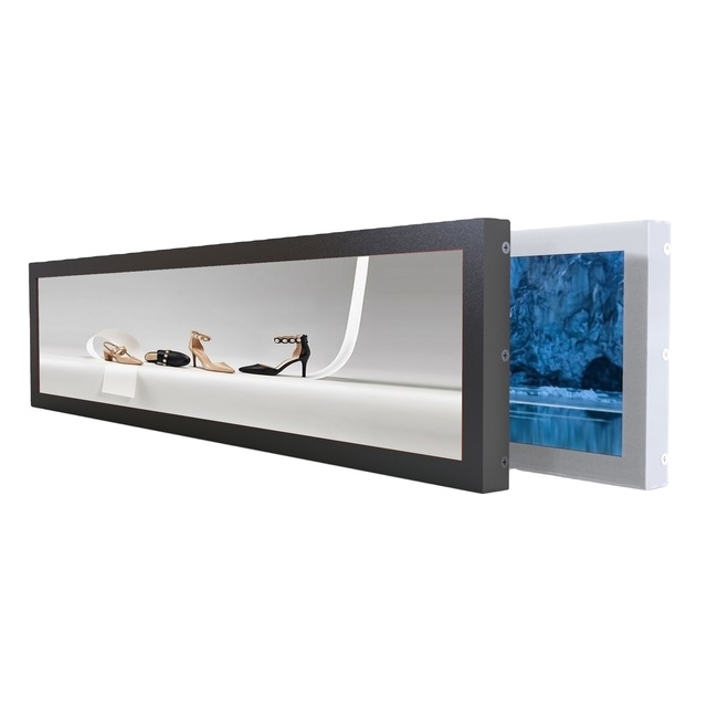 Manufacturer Supplier 19 32 43 48 Inch Indoor Advertising Led Display Screen Ultra-wide Screen Stretched Bar Lcd Screen