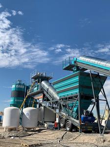 100 M3 /H มือถือโรงงานผสมคอนกรีตโรงงานผลิตเครื่อง,งานก่อสร้าง10ปีสำหรับขาย Order NOW - Product Image 3