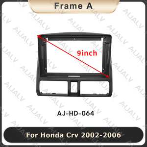 <span class=keywords><strong>ช</strong></span>ุดแต่งหน้ากากวิทยุติดรถยนต์สีดำด้าน ขนาด 9 นิ้ว สำหรับ Honda CRV ปี 2002-2006 พวงมาลัยซ้ายและขวา - Product Image 3