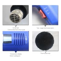 MEILLEUR 8016 usine pistolet à chaud numérique OEM 1600w électrique Portable équipement de soudage à souder Air chaud thermoscellage pistolets dessoudage