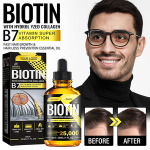 Biotina con Colágeno Hidrolizado (Vitamina B7) en Oferta, Suplemento para el Cabello y la Piel, Súper Absorción (30 ml/1 onza líquida) - Product Image 2