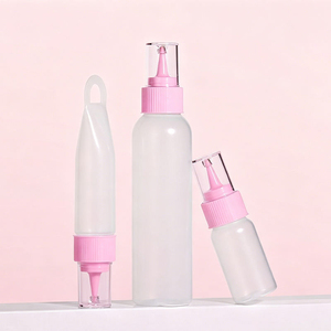 Botella de Plástico Suave Translúcido con Boquilla Larga para Pintura al Óleo, Tinta, Pegamento para Pestañas y Uñas, Dispensador de Líquidos - Product Image 1
