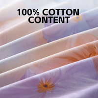 Vente en gros de draps de lit personnalisés en coton 100% - Ensemble de literie 4 pièces - Housse de couette - Taille King Size - Taille Queen Size - Taille Full - Super doux - Luxe