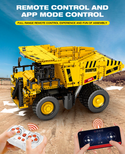 Reobrix 22025 RC และ APP Tractor อิฐบล็อกก่อสร้างเข้ากันได้กั<span class=keywords><strong>บ</strong></span>ทุกแ<span class=keywords><strong>บ</strong></span>รนด์ที่สำคัญสำหรับ<span class=keywords><strong>ข</strong></span>องเล่นเด็ก - Product Image 5