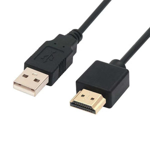 <b>Usb</b> To <b>HdmI</b> Cable 0.5m All Copper Black Car Charger Adapter - Product Image 2