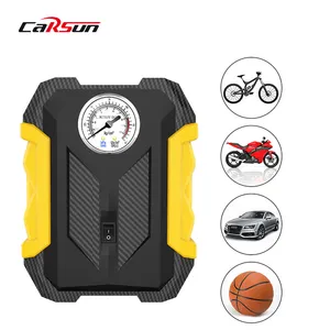 CARSUN 139904 Wired Portable Electric Air Pump Multifunctional Car Tire Inflator Automatic Stop Air Pump Car Air Compressor