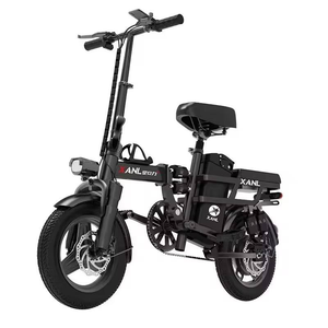 Bicicleta Eléctrica Plegable de Montaña de 350W 15AH, 14 Pulgadas, 48v, Batería de Litio Extraíble, 20 MPH, Bicicleta Plegable F6 15ah Mountain B - Product Image 5