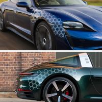 Autocollants universels auto-adhésifs en nid d'abeille pour voiture, décoratifs pour carrosserie latérale, accessoires automobiles