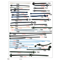 Clips de fixation universels pour garniture de porte, pare-chocs de voiture, rivets automobiles