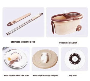 Nuevo Diseño: Set de Mopa y Cubo Personalizado con Ruedas, Centrifugadora, Agua Limpia y Fácil Escurrido, Directo de China - Product Image 6