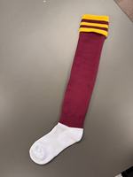 Chaussettes de football classiques en coton éponge à rayures pour jeunes, respirantes et antibactériennes, pour hommes, idéales pour le sport et la gym - Vente en gros sur mesure