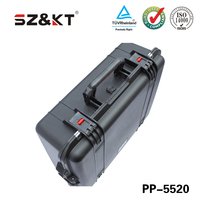 Boîte à outils en plastique rigide fabriquée en Chine, étanche IP67, antichoc, pour le stockage d'équipements, protection de sécurité avec mousse personnalisée