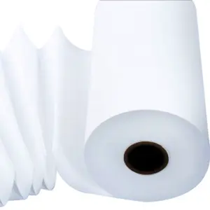 Rollo de papel de filtro de aire de polipropileno, medios de filtro de aire soplado de fusión para filtro de aire compacto, M6, F7, F8, F9, H10, H11, proveedor de China