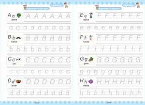 Sách luyện viết chữ Pháp phiên bản <span class=keywords><strong>4</strong></span> bán sỉ, sách luyện viết thần kỳ Sank dành cho trẻ em - Product Image 3