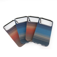 Étuis de téléphone Laudtec en fibre de carbone véritable pour iPhone 18 Pro Max, coque arrière fine antichoc, charge magnétique, vente en gros OEM
