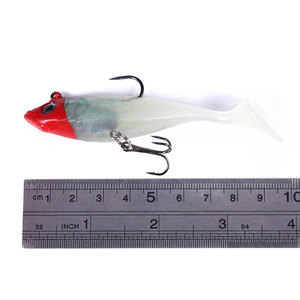Esca da Pesca in Plastica Morbida con Testa in Piombo, 10cm 18.5g, 5pz/sacchetto, per Bass, con Amo - Vendita all'Ingrosso - Product Image 2