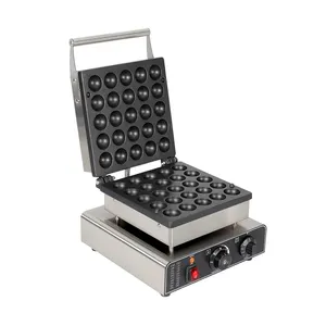 2022 Industrial Commercial Non-stick 25 Hole Top And Bottom Muffin Maker Waffle For Sale