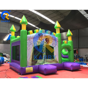 Brincolín Inflable para Jardín con Tobogán, Castillo Inflable para Niños, Brincolín Comercial Inflable de PVC Resistente - Product Image 3