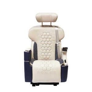 Asientos de Cuero de Lujo para Auto, Van o Avión, con Reposapiés, para Sprinter, Estilo Land Cruiser - Product Image 1