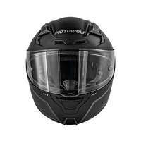 Casques de moto MOTOWOLF H1 Abs, casques intégraux, style européen, sécurité, casque de moto