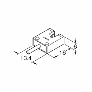 Pour PANASONIC Ultra-petit capteur photoélectrique en forme de U Micro PM-U24 optique - Product Image 1