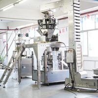 Machine d'emballage et de conditionnement de sachets de pop-corn à fermeture éclair haute vitesse