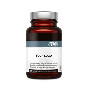 Suplemento orgánico de hongos en polvo de extracto de micelio, cápsulas blandas de hongos, OEM, ODM, Etiqueta Privada, Suuport inmune y energético - Product Image 1