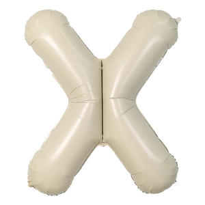 Lamina sottile a forma di palloncino lettera in alluminio Mylar Party 40 pollici <span class=keywords><strong>X</strong></span> a forma di cremoso - Product Image 1