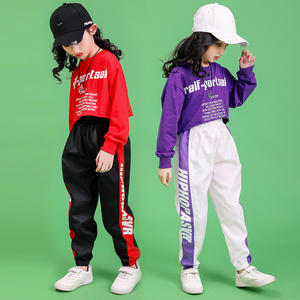 Costume da bambina Hip-Hop Jazz Dance per bambini Drum Set per ragazze <span class=keywords><strong>a</strong></span> <span class=keywords><strong>vita</strong></span> <span class=keywords><strong>alta</strong></span> - Product Image 1