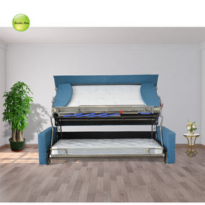 Modern Design Multi-Functionele Stof Opvouwbare Metalen Frame Stapelbed Slaapbank Met Matras Voor Gebruik In De Woonkamer - Product Image 6