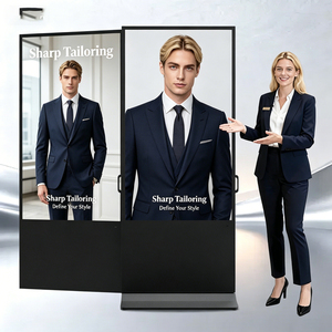 Señalización Digital de Doble Cara con Reproducción Programada y Pantalla Táctil para Campus Escolares, Ascensores, Señalización de Vías, Educación y Avisos - Product Image 1