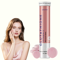 Comprimés effervescents de glutathion, collagène et vitamine C 250mg 300mg 20 comprimés Complément alimentaire quotidien OEM