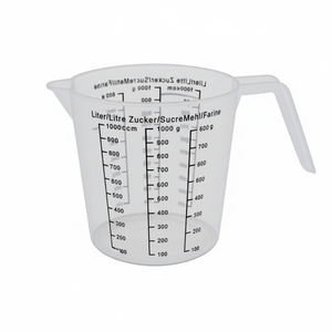 CASAMAX WL AT-7104A Bilancia da Cucina in Plastica da 1L, Ecologica, Resistente, Classica, Moderna, Premium, Elegante, Portatile, Creativa, di Lusso - Product Image 2