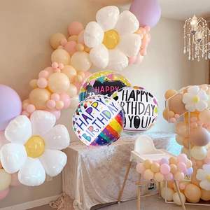50 Globos de Aluminio para Fiesta de Cumpleaños, Globos Inflables Redondos de 18 Pulgadas para Fiestas de Cumpleaños de Niños y Niñas, Decoración para Baby Shower - Product Image 6