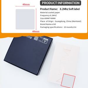 Etiqueta de Seguridad Adhesiva RF Anti-robo EAS de 40*40mm para Tiendas Minoristas, Anti-hurto - Product Image 2