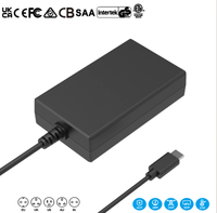 Adaptateur secteur universel mural GaN 65W OEW Logo Silm Design pour ordinateur portable comme Acer, Asus, Dell, Fujitsu, HP, Lenovo, etc.